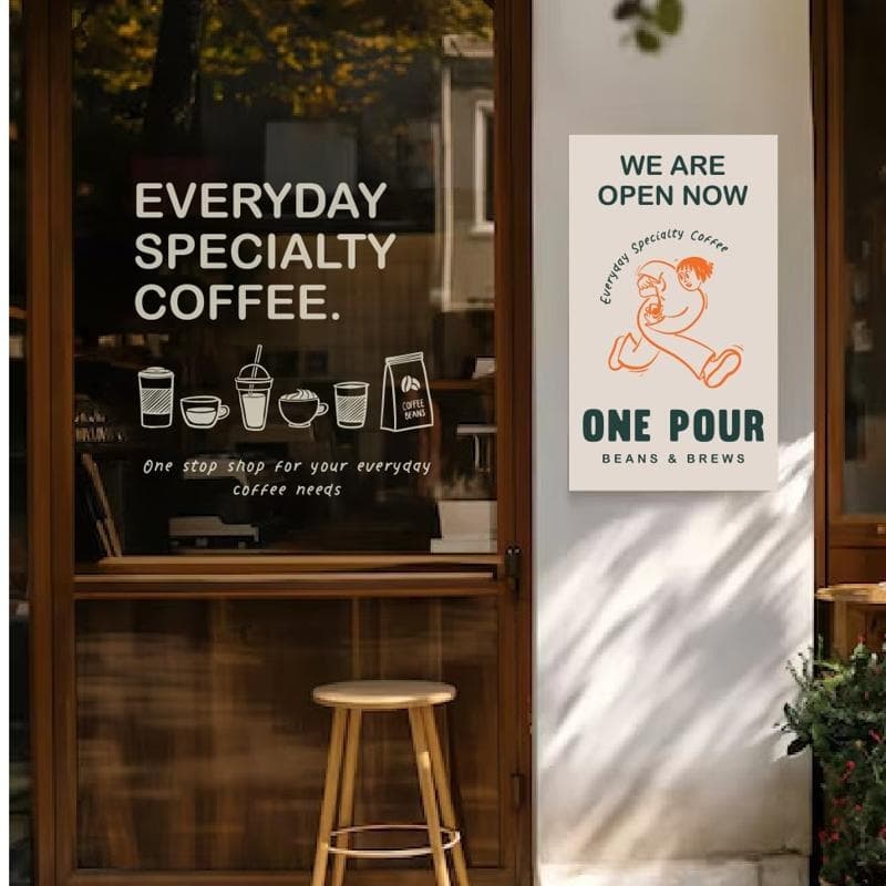 One Pour Cafe Storefront